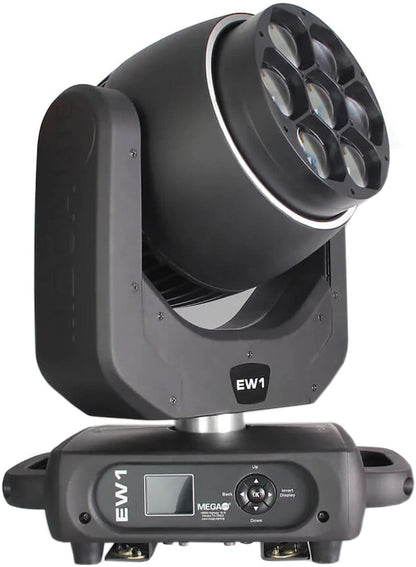 Mega Lite EW1 LED Moving-Head Wash Fixture with Halo Ring - PSSL ProSound and Stage Lighting