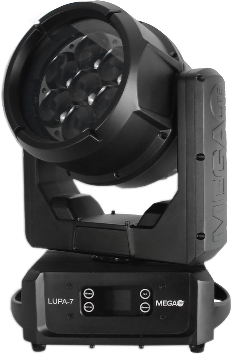 Mega Lite Lupa-7 LED Moving Head Wash Fixture with Pixel Mappable LEDs - PSSL ProSound and Stage Lighting