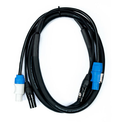 Elation AC3PPCON6 6ft., 3 pin XLR + powercon combo link cable