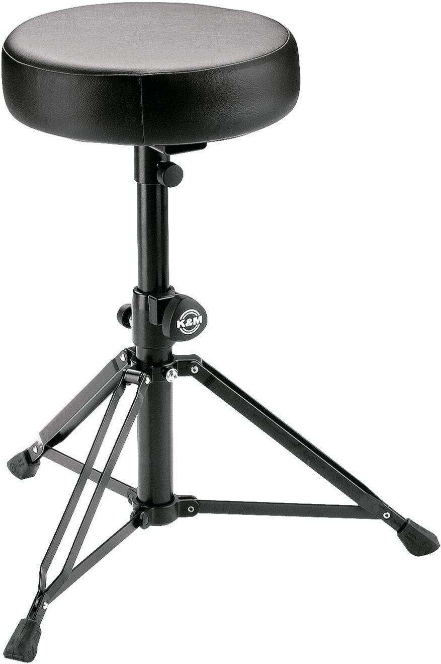 K&M 14015.000.55 Drum Throne - Black Leatherette