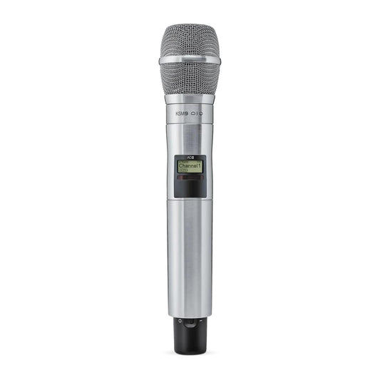 Shure AD2/K9N Axient Digital Handheld Transmitter with KSM9N Capsule - G57 Band - Nickel - PSSL ProSound and Stage Lighting