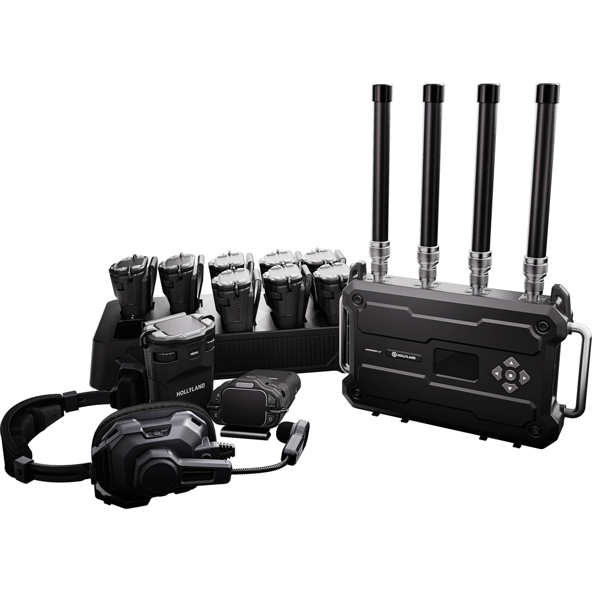 Hollyland HL-Solidcom H1 - 10S Solidcom H1-10S10-Person Noise Cancelling Headset Intercom