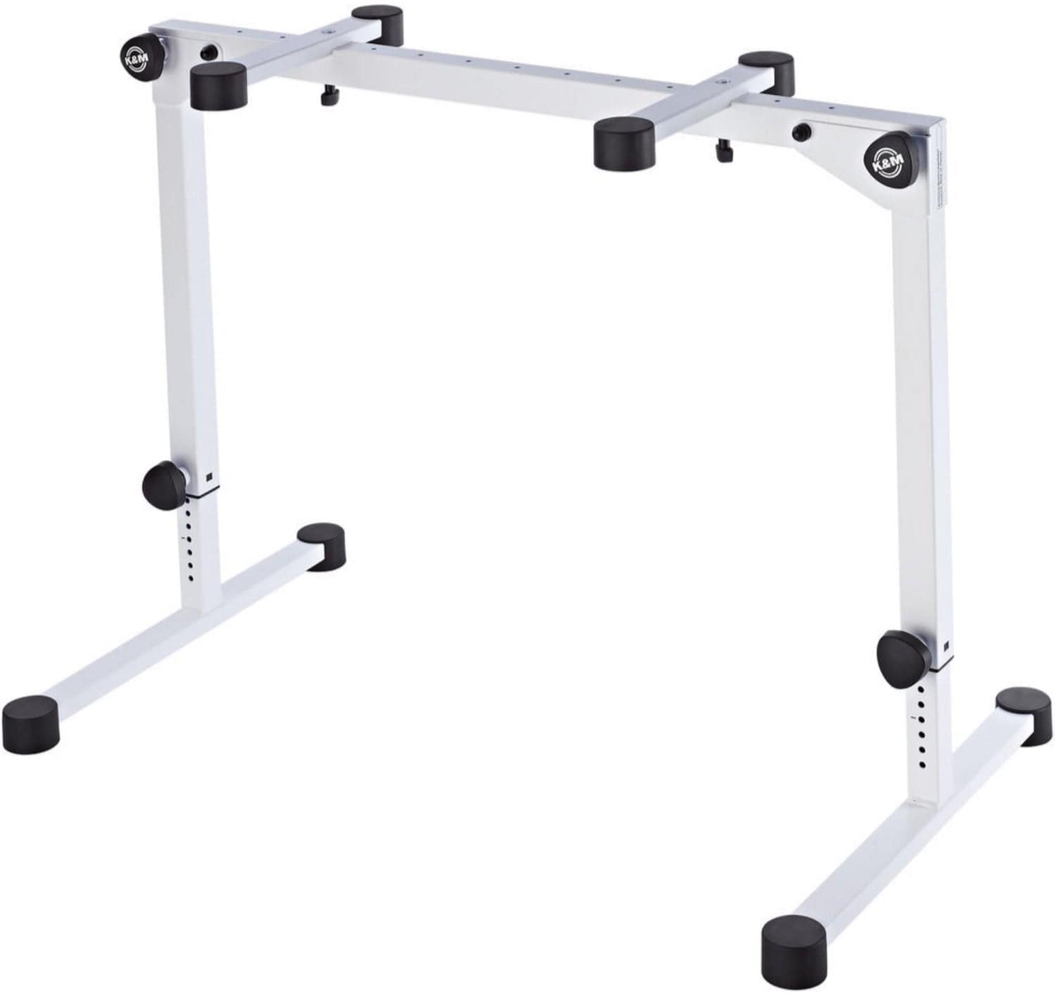 K&M 18820.019.76 Omega Pro Table-Style Keyboard Stand - Pure White - PSSL ProSound and Stage Lighting