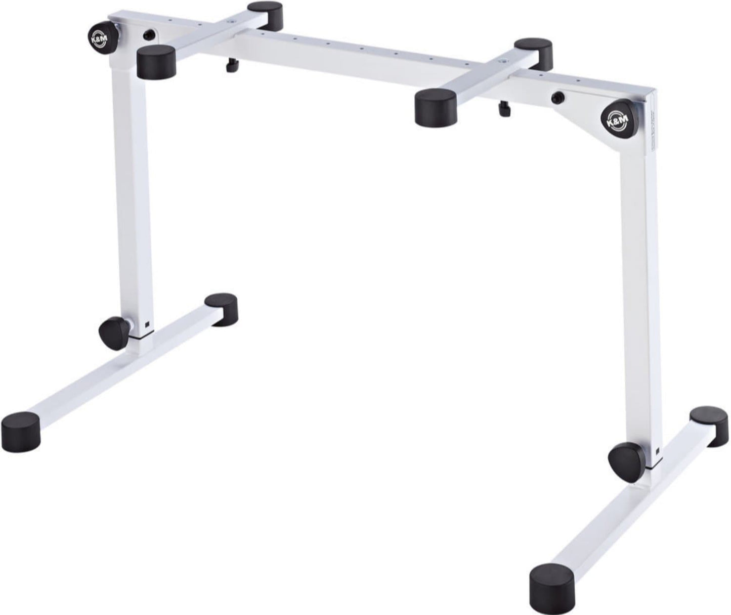 K&M 18820.019.76 Omega Pro Table-Style Keyboard Stand - Pure White - PSSL ProSound and Stage Lighting