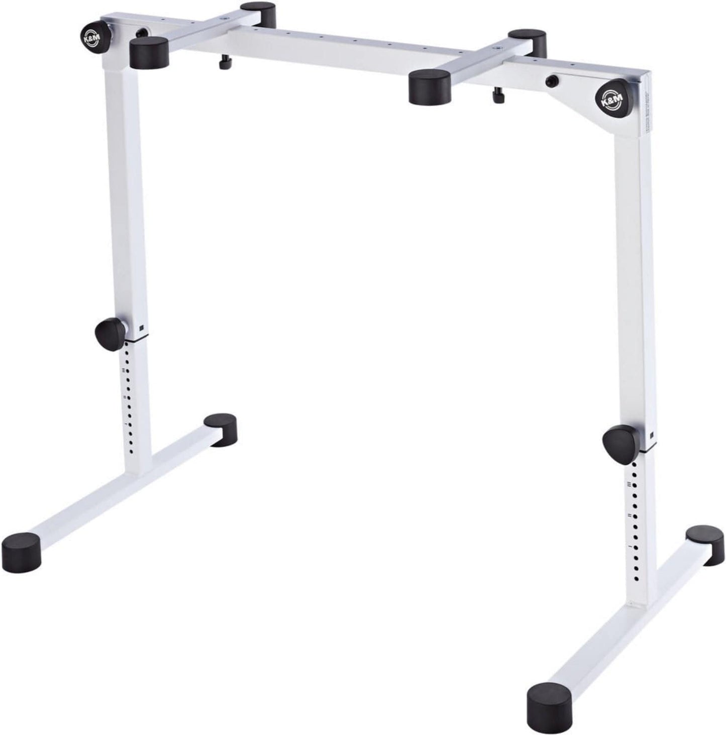 K&M 18820.019.76 Omega Pro Table-Style Keyboard Stand - Pure White - PSSL ProSound and Stage Lighting