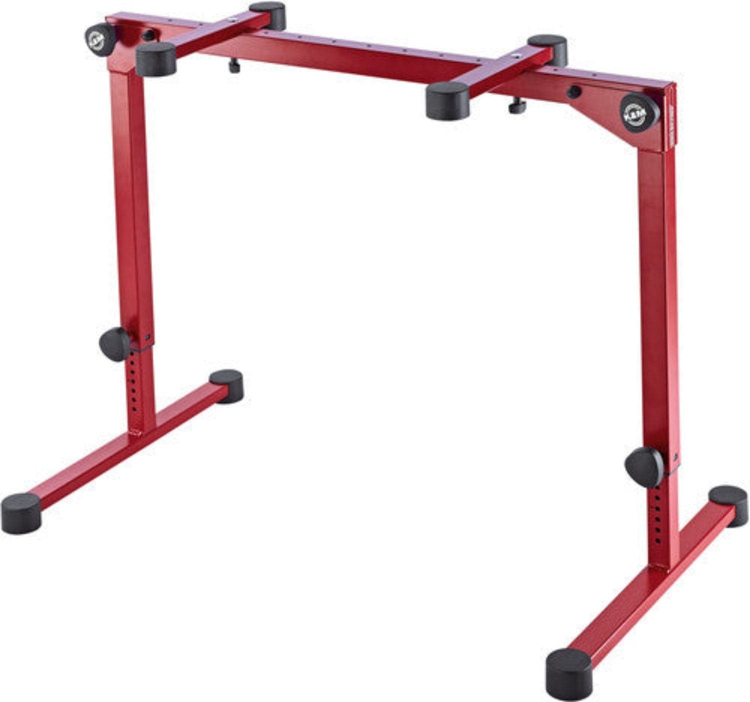 K&M 18820.019.91 Omega Pro Table-Style Keyboard Stand - Ruby Red - PSSL ProSound and Stage Lighting