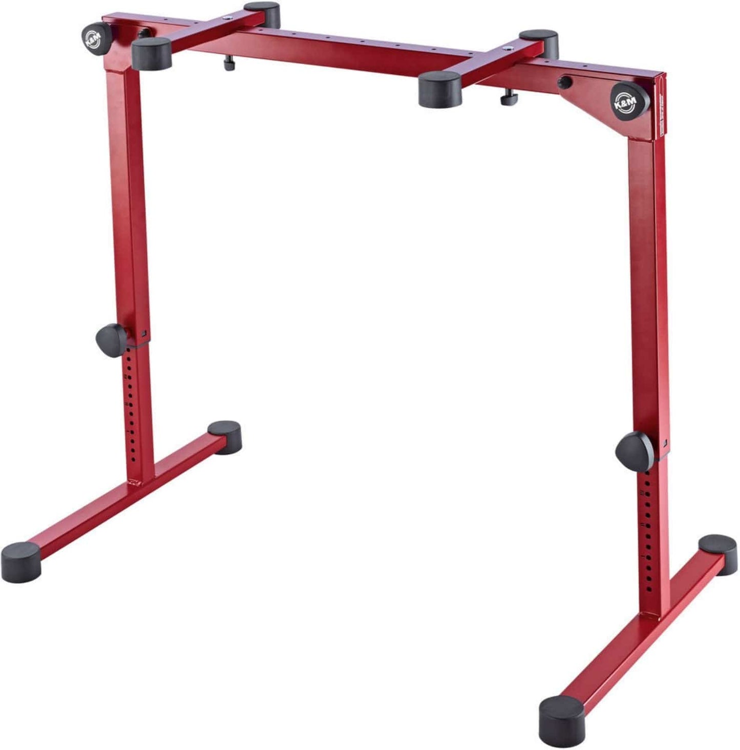 K&M 18820.019.91 Omega Pro Table-Style Keyboard Stand - Ruby Red - PSSL ProSound and Stage Lighting