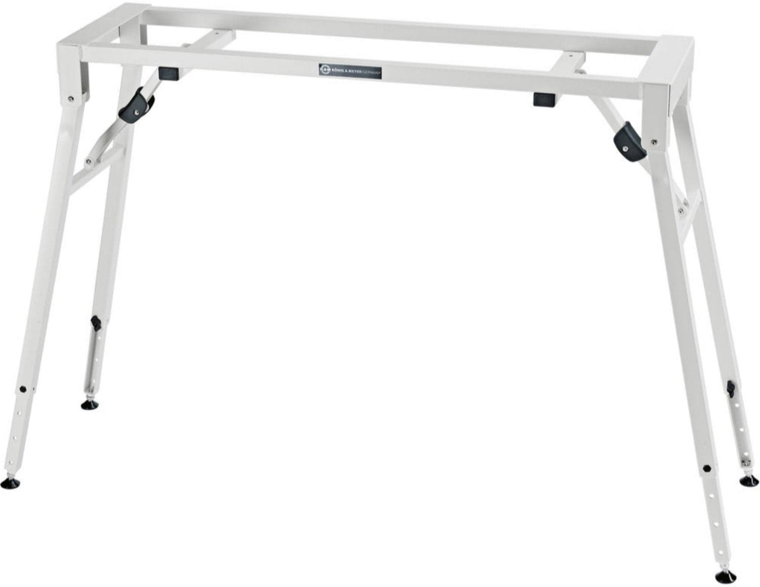 K&M 18953.017.76 Table-Style Stage Piano Stand - Pure White - PSSL ProSound and Stage Lighting