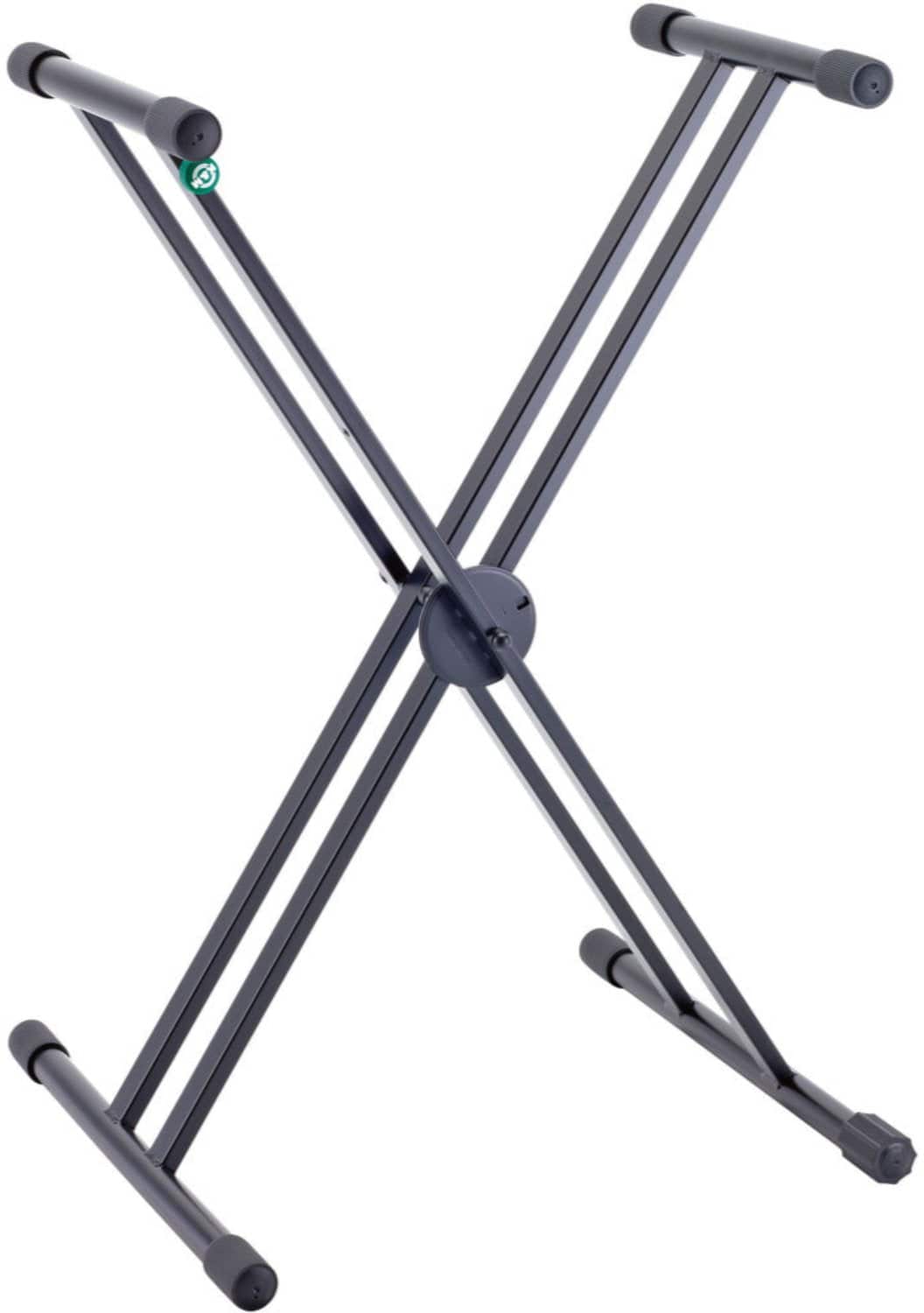 K&M 18995.017.55 Double-Braced X-Style Keyboard Stand with Quick Release - Black - PSSL ProSound and Stage Lighting