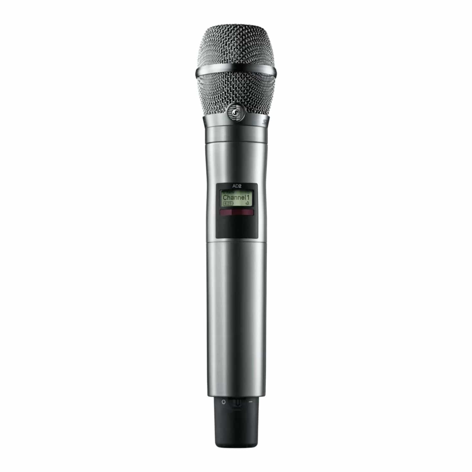 Shure AD2/K11N Digital Handheld Wireless Microphone Transmitter - KSM11 Capsule - G57 Band - Nickel - PSSL ProSound and Stage Lighting