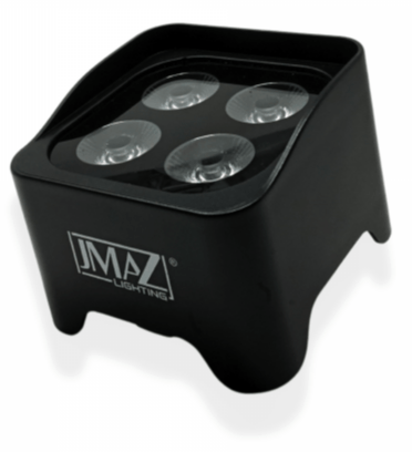 JMAZ Galaxy Par 4S 6 Unit Battery Powered Uplights Package w/ Carrying Bag - PSSL ProSound and Stage Lighting