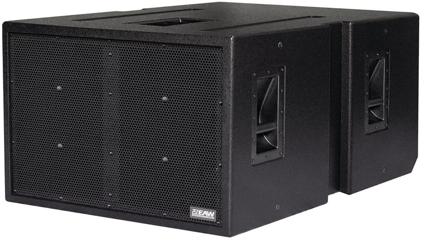 EAW 2034365-90 SB2001 Compact 2x 21-Inch Subwoofer - Black - PSSL ProSound and Stage Lighting