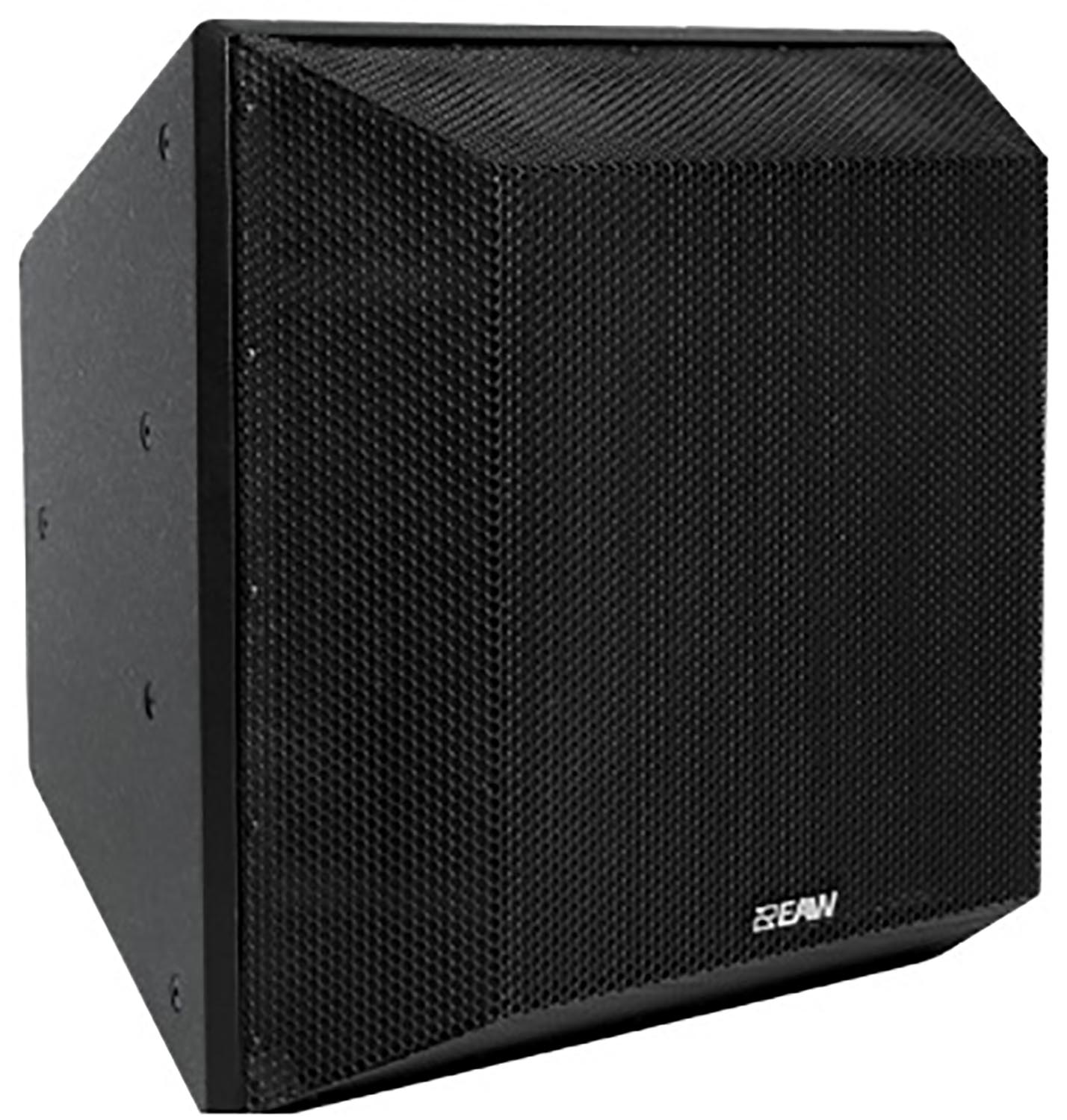 EAW 2039616-90 QX596i-WP Weather Protected 3-Way Trapezoidal Enclosure Speaker - Black - PSSL ProSound and Stage Lighting