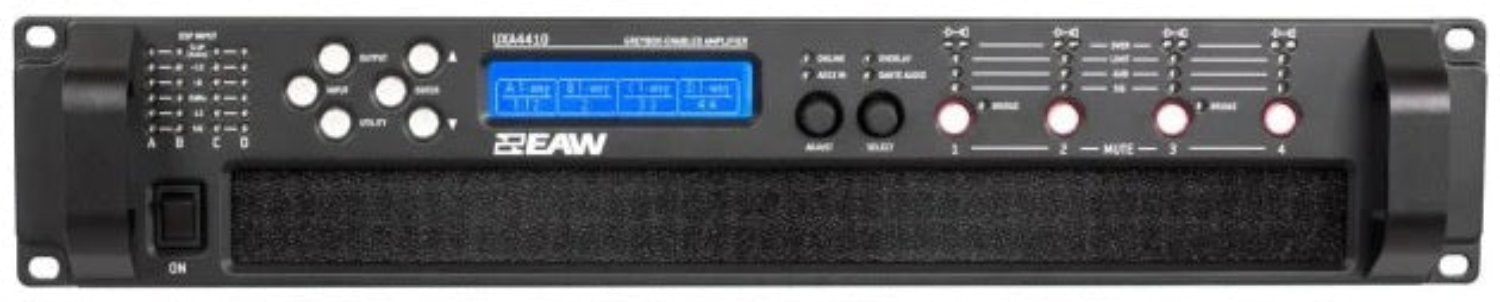 EAW 2050001 UXA4410 2500-Watt per Channel 4-Channel Professional Amplifier - PSSL ProSound and Stage Lighting