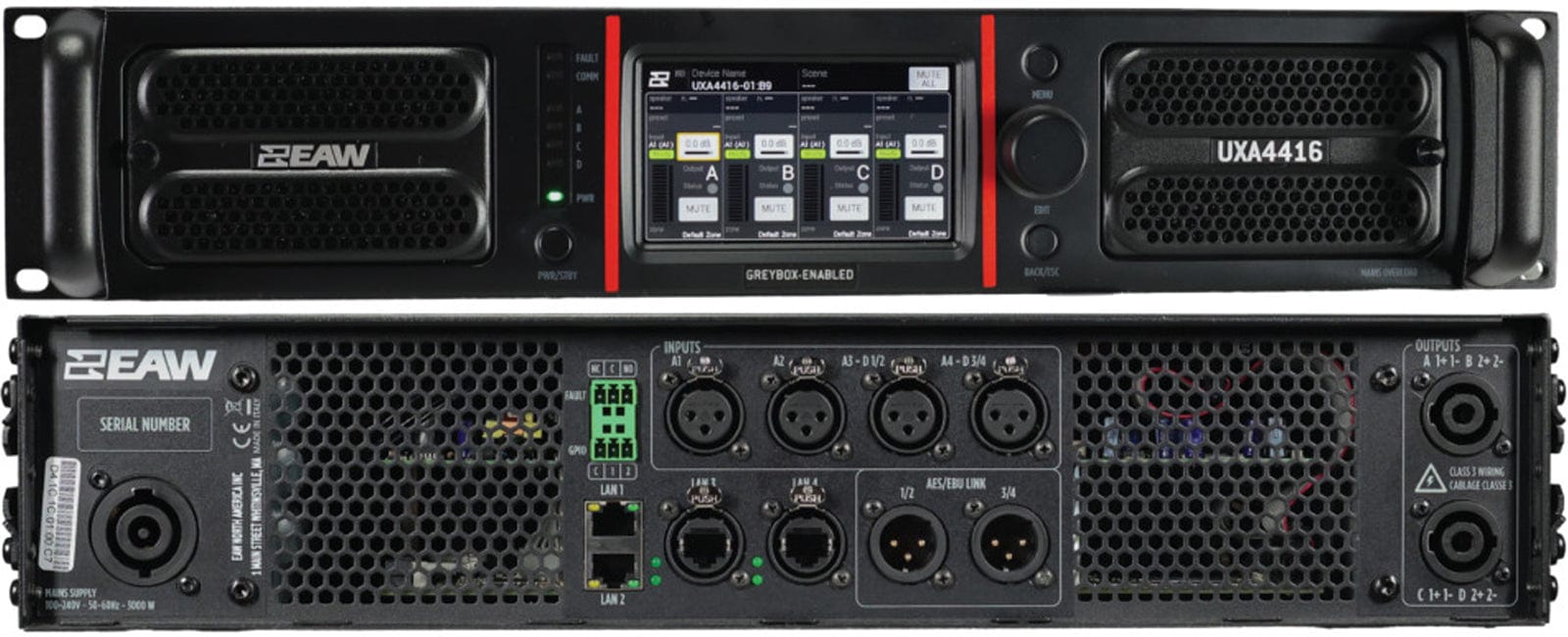 ユウページ EAW 2071940 UXA4416 Amplifier (Finished Good) – Solotech
