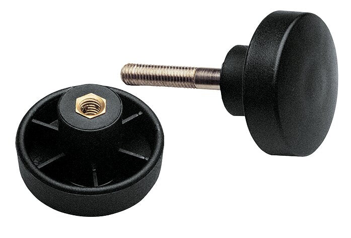 K&M 21394.000.55 Screw Fitting Set - Black (4 Pieces)