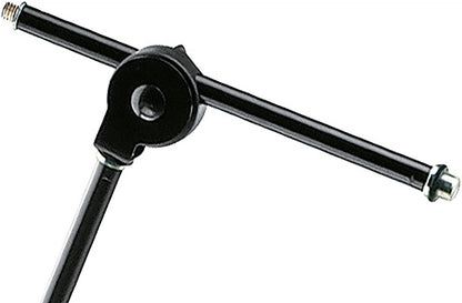 K&M 21430.500.55 Overhead Microphone Stand with 3 Lockable Castor Wheels - Black - PSSL ProSound and Stage Lighting