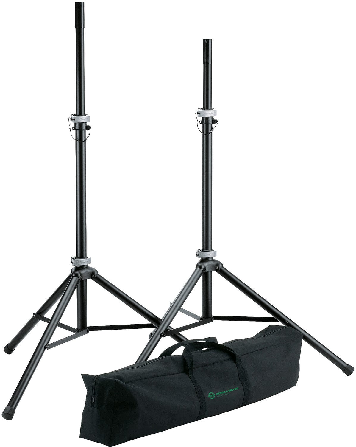 K&M 21459.000.55 Speaker Stand Package - Black - PSSL ProSound and Stage Lighting