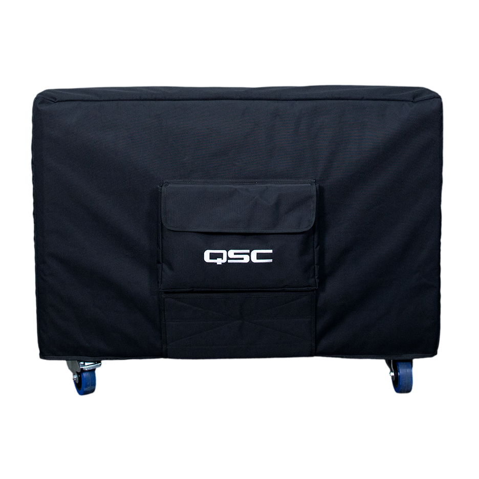 QSC 218-CVR Soft, Padded Transport Cover Made With Heavy-Duty Nylon Materials for LS218 Subwoofer on Casters