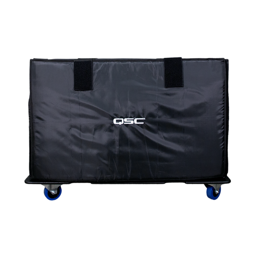 QSC 218-CVRX Soft, Padded Expandable Transport Cover Made With Heavy-Duty Nylon Materials for up to two stacked LS218 Subwoofers