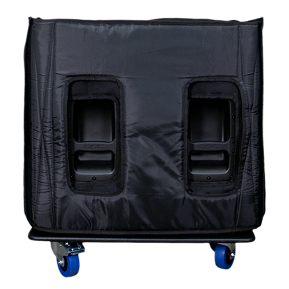 QSC 218-CVRX Soft, Padded Expandable Transport Cover Made With Heavy-Duty Nylon Materials for up to two stacked LS218 Subwoofers