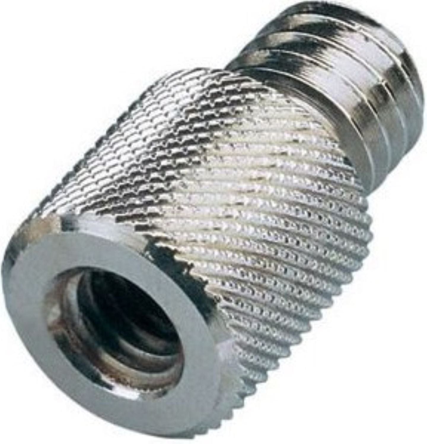 K&M 21900.000.29 Thread Adapter - 3/8" Female Thread - 1/2" Male Thread - Zinc Plated - PSSL ProSound and Stage Lighting