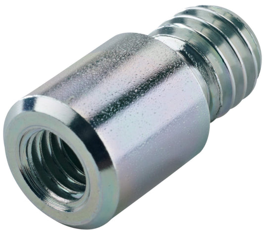 K&M 21900.208.29 Thread Adapter - 3/8" Female Thread - 1/2" Male Thread - Zinc Plated - PSSL ProSound and Stage Lighting