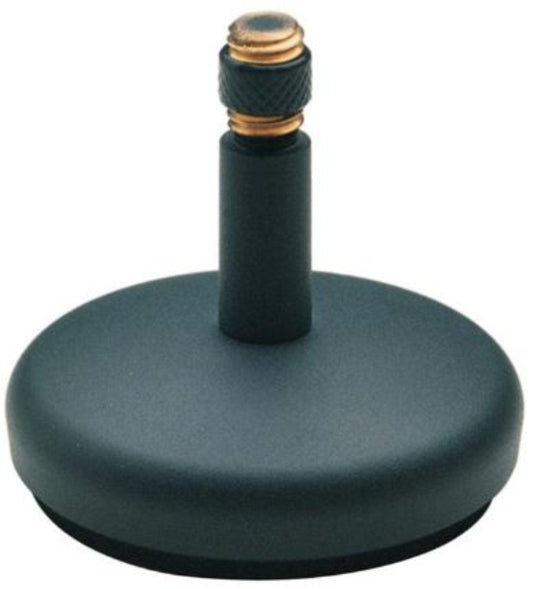 K&M 23266.500.74 Tabletop Microphone Stand - 3/8“ Threaded Connector - Gray - ProSound and Stage Lighting