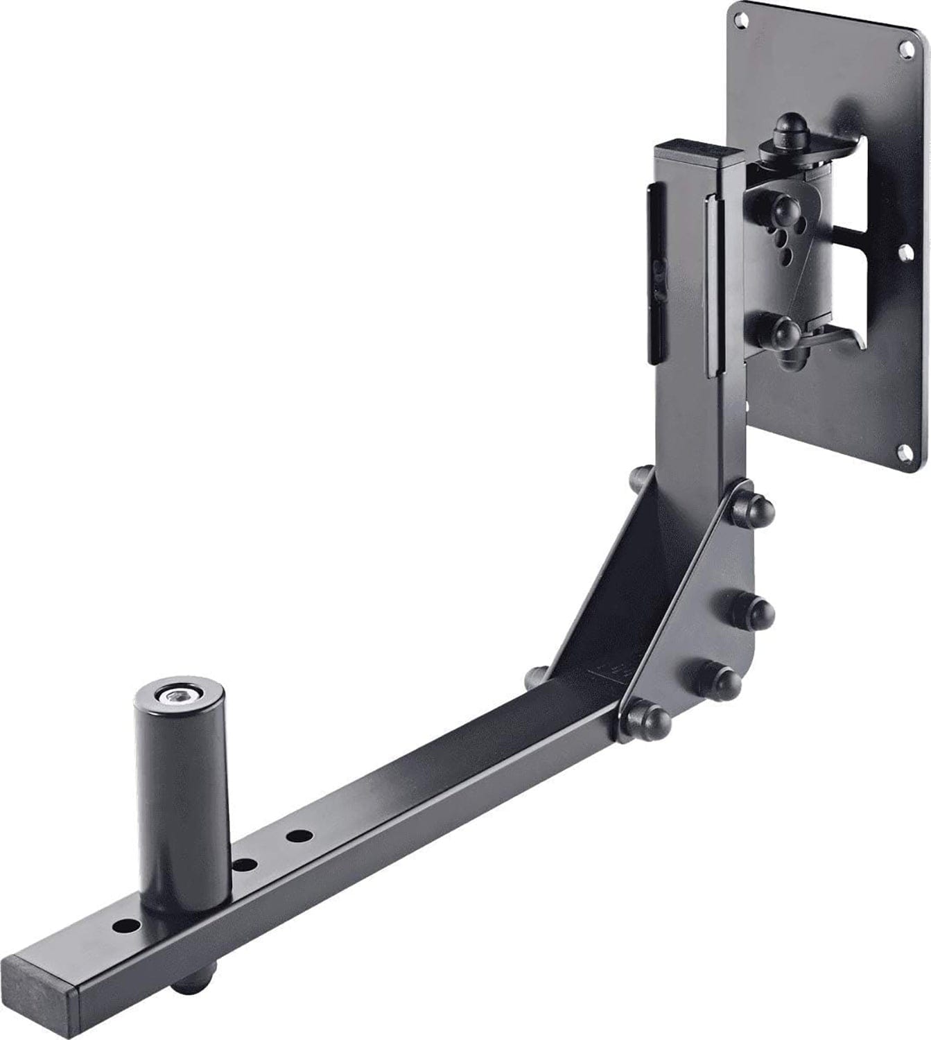 K&M 24173.000.55 Wall Mount for Speaker Cabinets - Black - PSSL ProSound and Stage Lighting