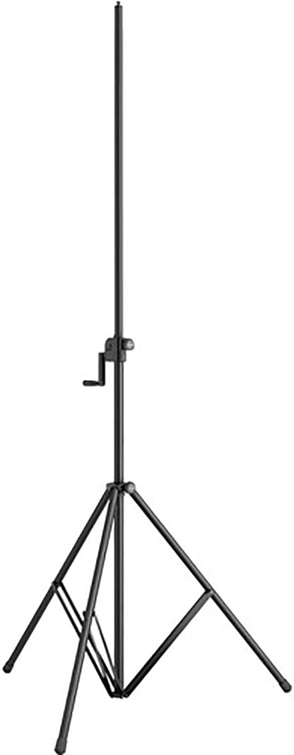 K&M 24615.000.55 Lighting / Speaker Stand - Hand Crank with Auto Lock - Black - PSSL ProSound and Stage Lighting