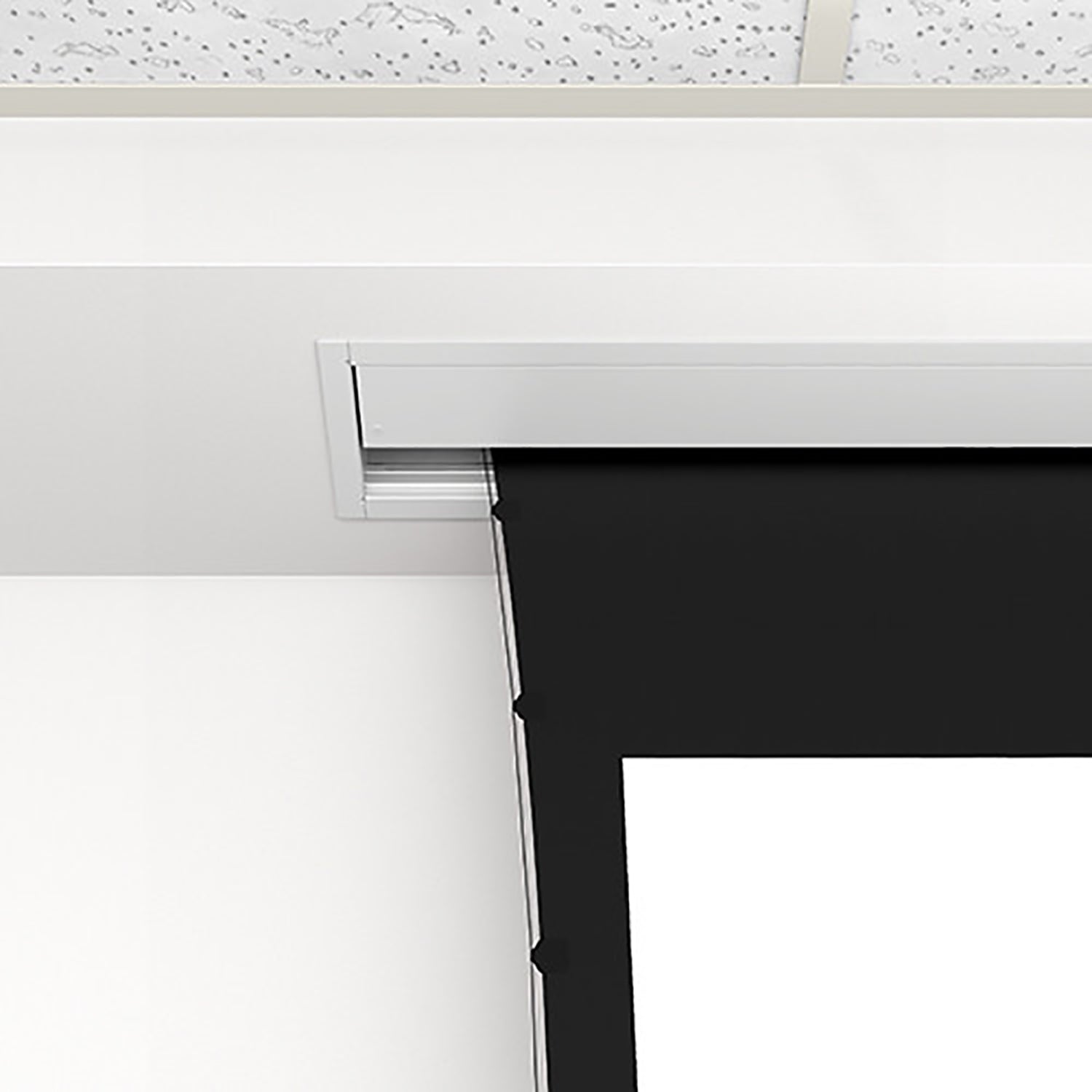 Da-Lite 24715LS Tensioned Advantage Series Complete 69x110 Ceiling Recessed Electric Screen