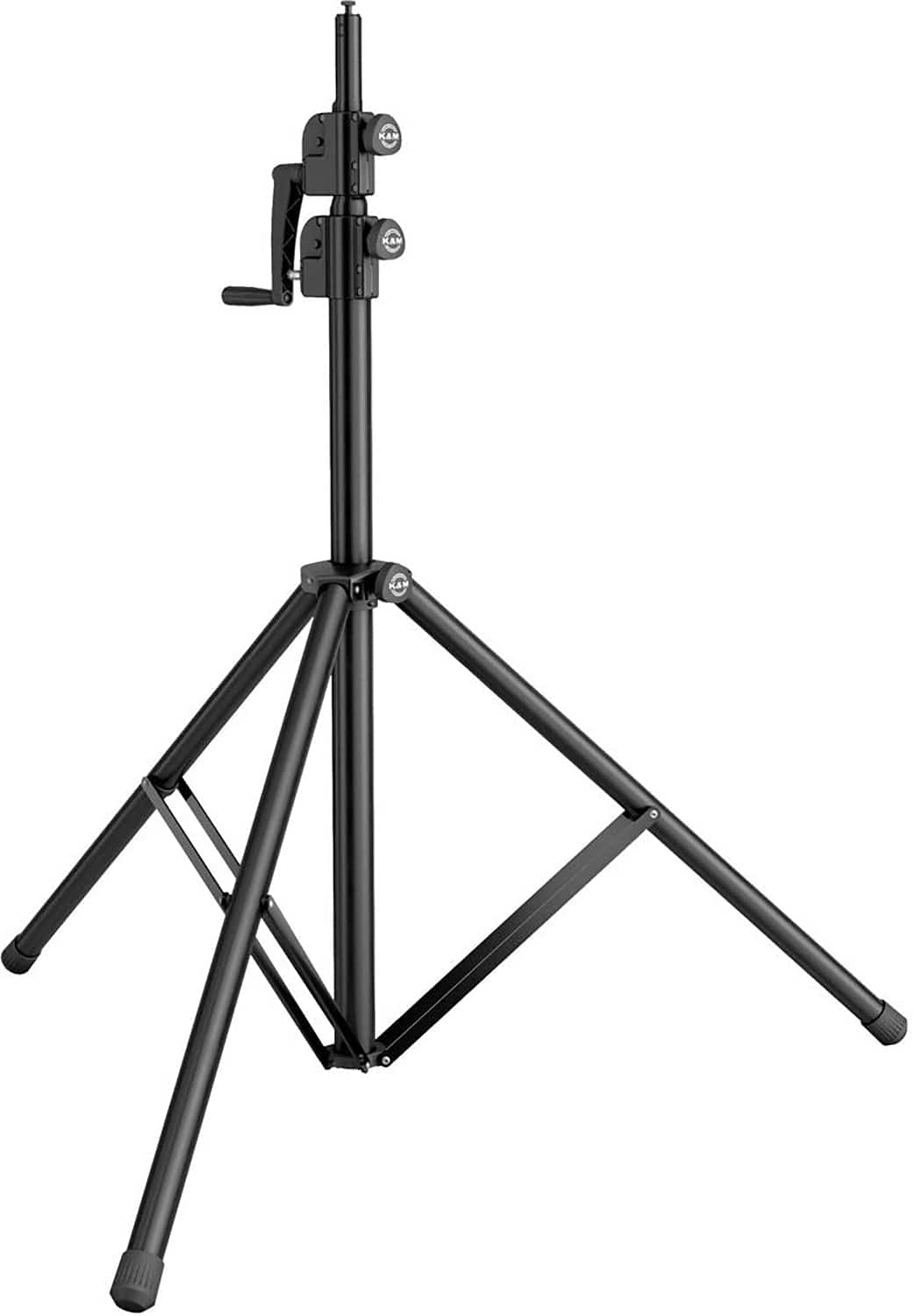 K&M 24730.000.55 Wind-Up Stand 3000 - 55.31 to 118.11" - Black - PSSL ProSound and Stage Lighting