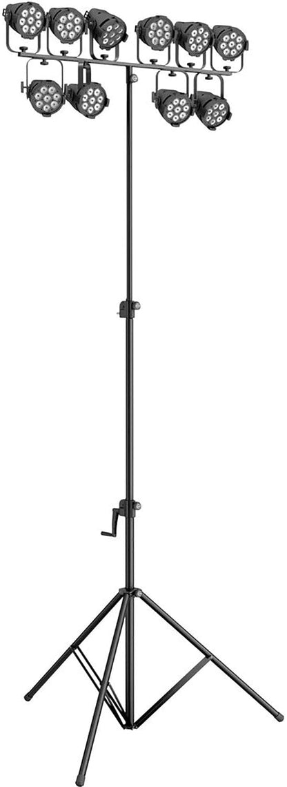 K&M 24740.000.55 Wind-Up Stand 4000 - 67.52 to 157.48" - Black - PSSL ProSound and Stage Lighting