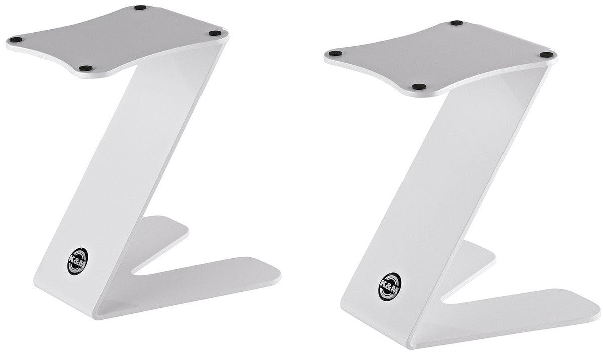 Pure Table Stand K&M 26773.000.76 Table Monitor Stands - 2x Z-Stands - Pure White