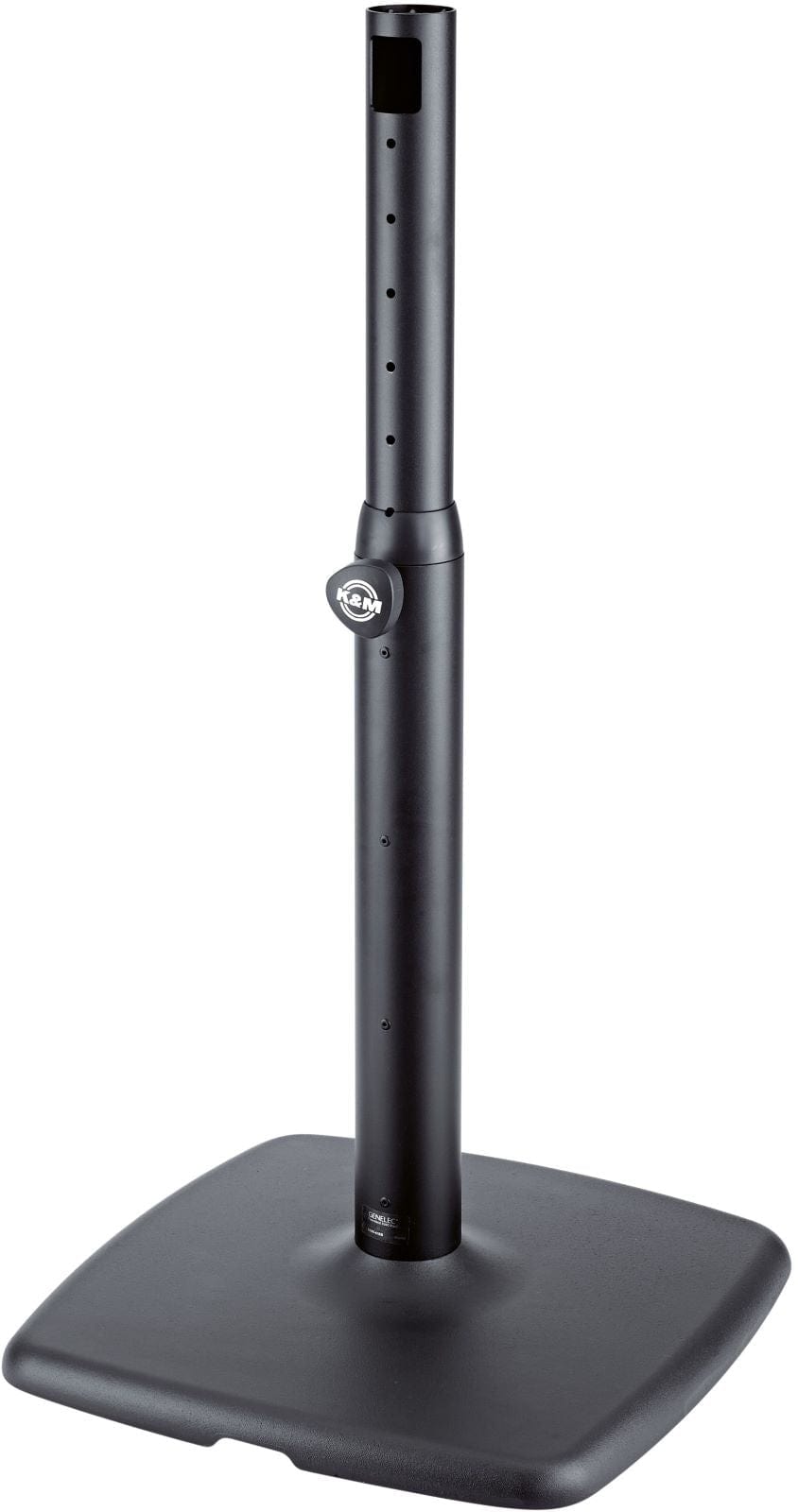 K&M 26791.000.56 Design Monitor Stand - HT 23.354 to 41.102" - Structured Black - PSSL ProSound and Stage Lighting