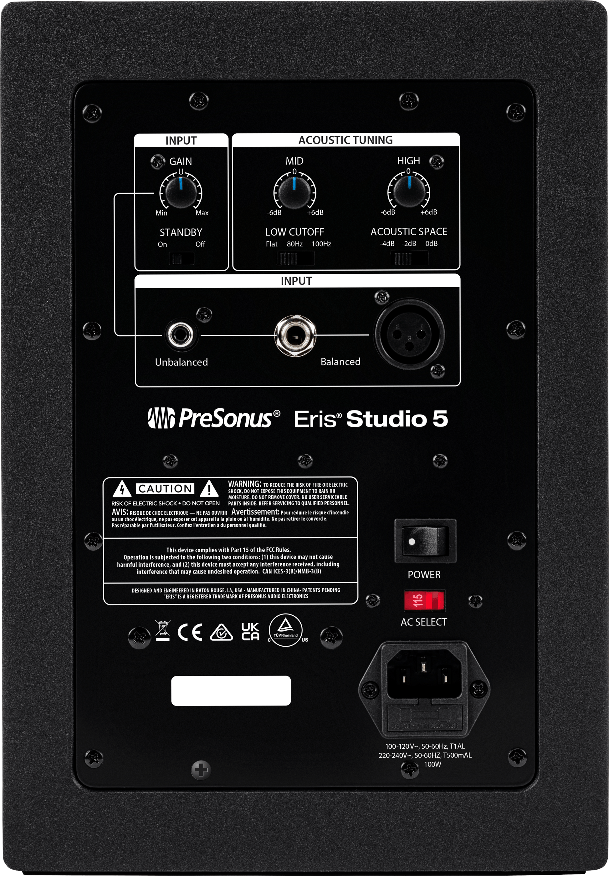 Presonus Eris Studio 5 Active 5.25 Inch Studio Monitor with EBM Waveguide - Solotech