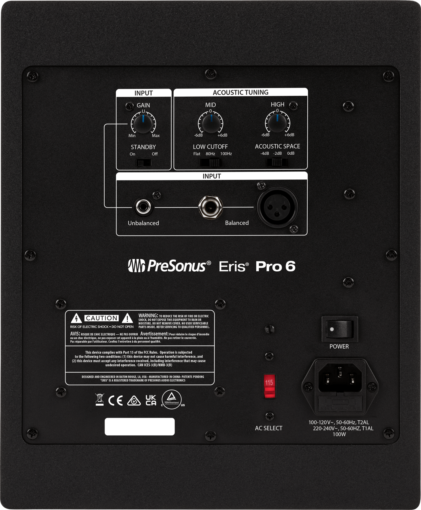 Presonus Eris Pro 6 Active 6.5 Inch Coaxial 2-Way Studio Monitors - Solotech