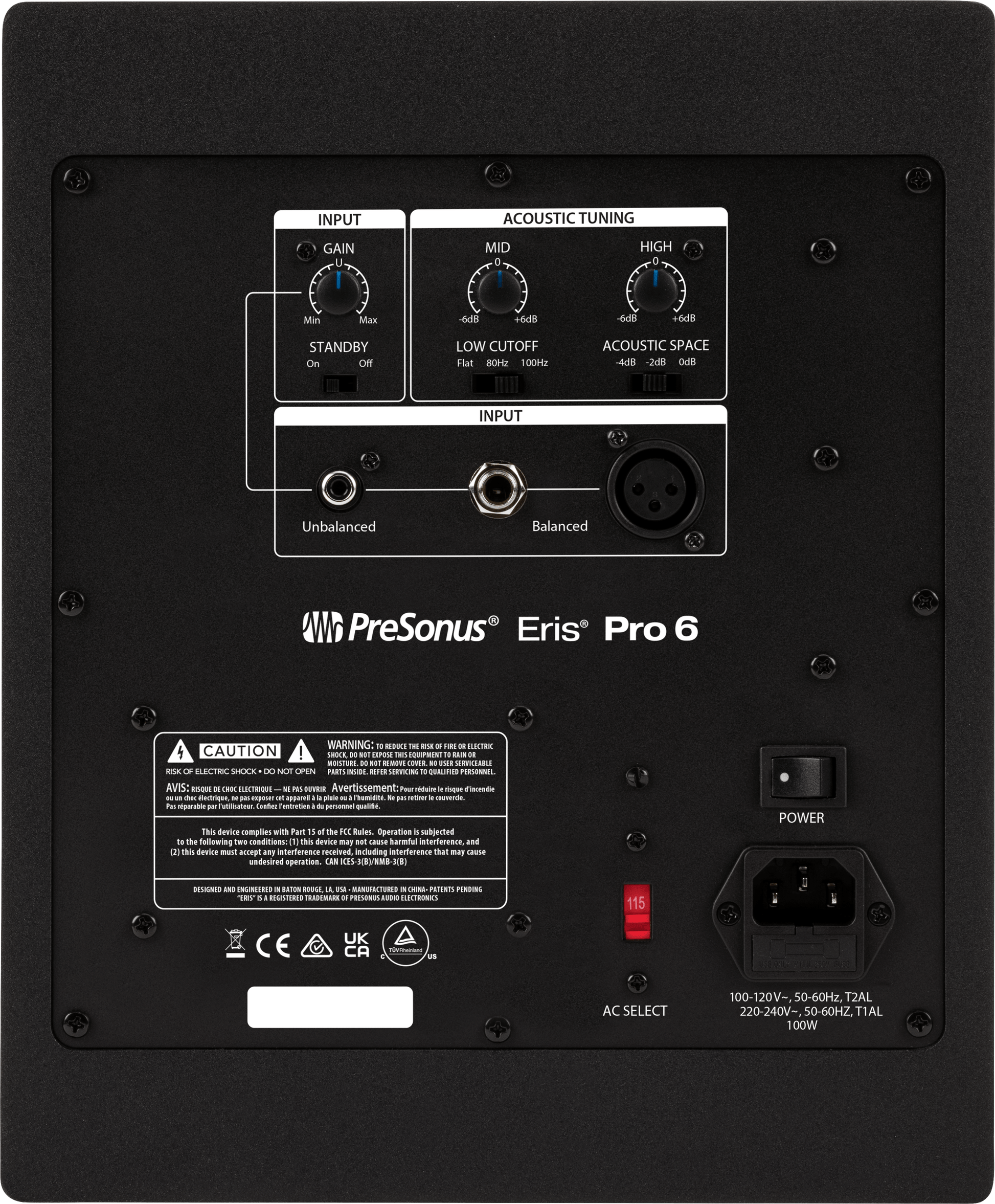 Presonus Eris Pro 6 Active 6.5 Inch Coaxial 2-Way Studio Monitors - Solotech