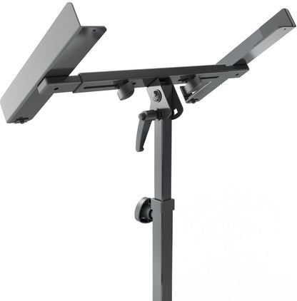 K&M 28075.000.55 Amplifier / Mixer Stand - Black - PSSL ProSound and Stage Lighting