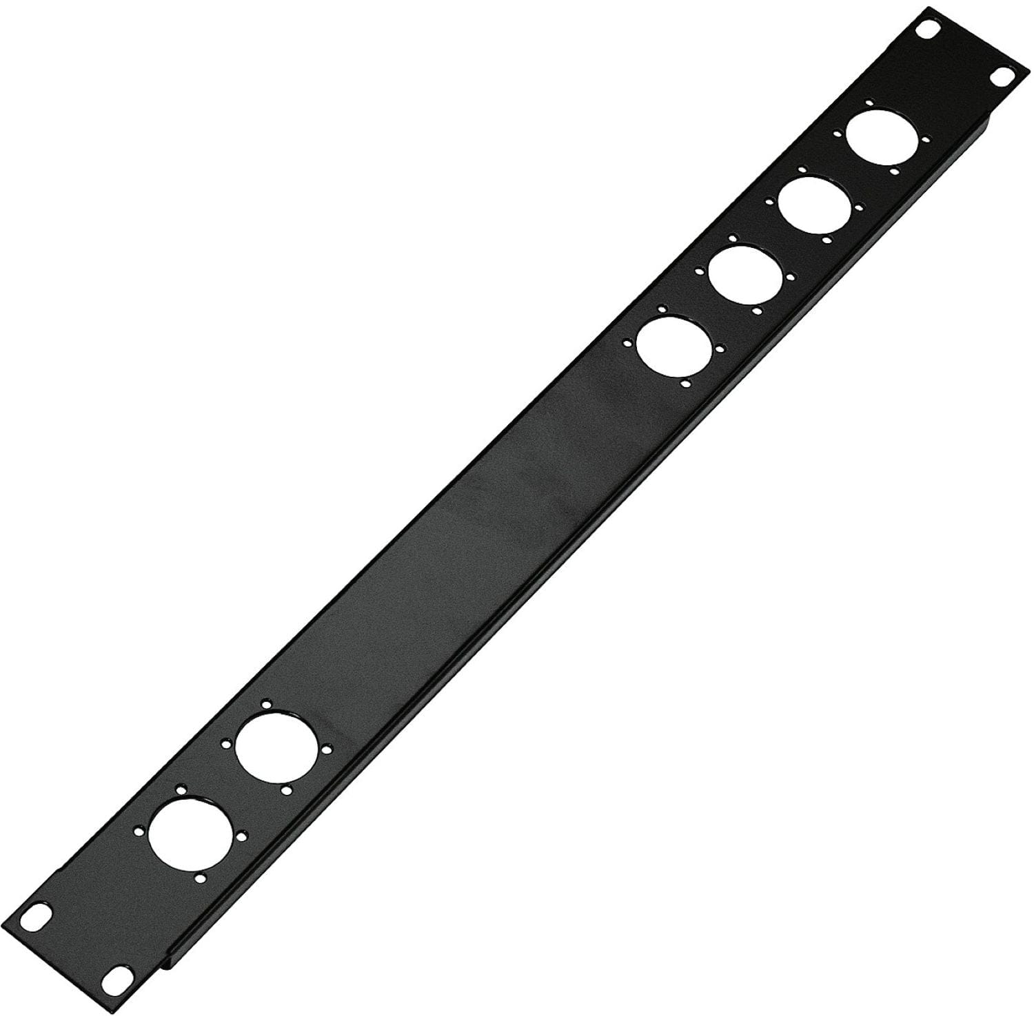 K&M 28306.000.55 Panel with 6 XLR Spaces - Black – Solotech