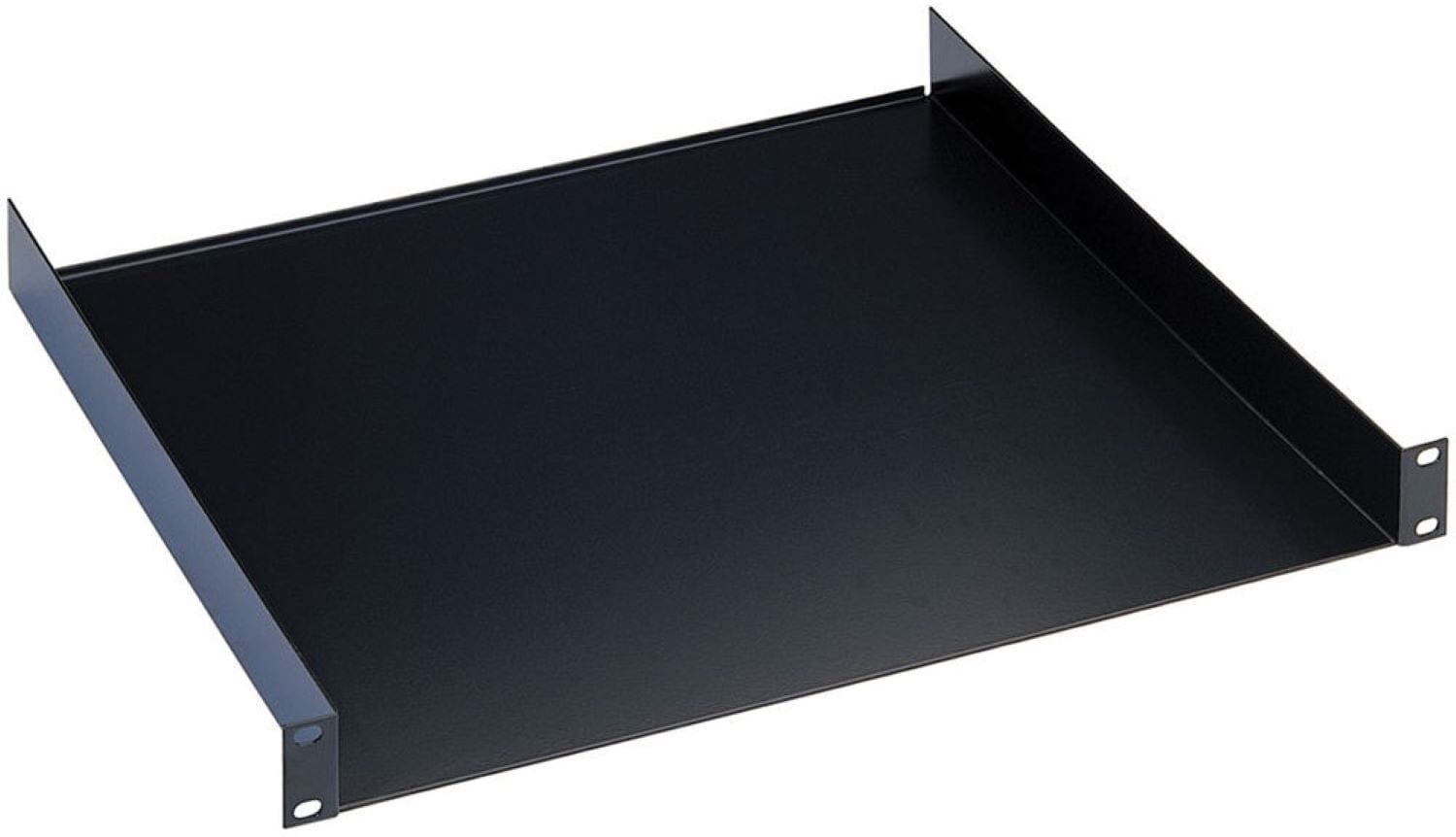 K&M 28483.000.55 Rack Shelf - 3 Spaces - 19 x 11.811" - Black - PSSL ProSound and Stage Lighting