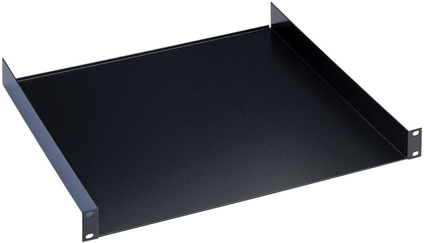 K&M 28483.070.55 Rack Shelf - 3 Spaces - 19 x 14.961" - Black - PSSL ProSound and Stage Lighting