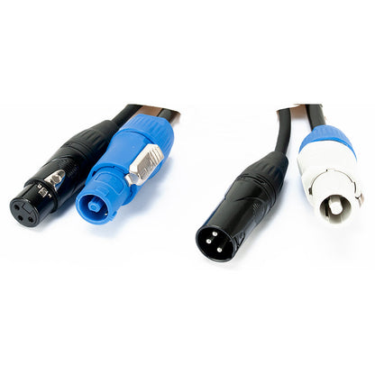 Elation AC3PPCON12 12ft., 3 pin XLR + powercon combo link