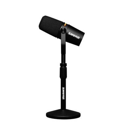 Shure MV7+-K-BNDL XLR/USB SPEECH MICROPHONE, BLACK +STAND