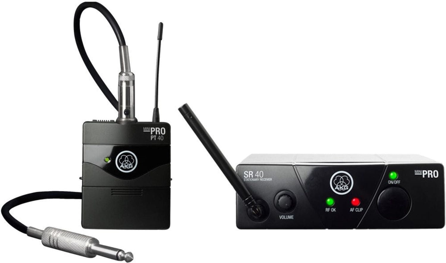 AKG 3348H00110 / WMS40 Mini Single Instrumental Set Wireless Microphone System - Band US25-A - PSSL ProSound and Stage Lighting