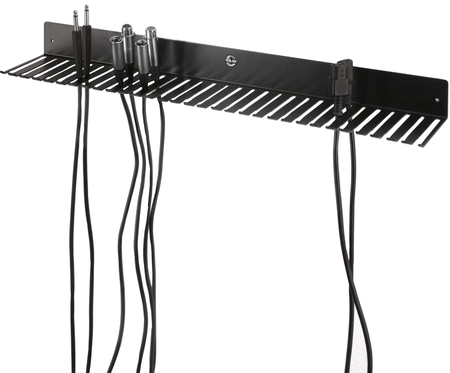 K&M 49020.000.55 Cable Hanger - Black - PSSL ProSound and Stage Lighting