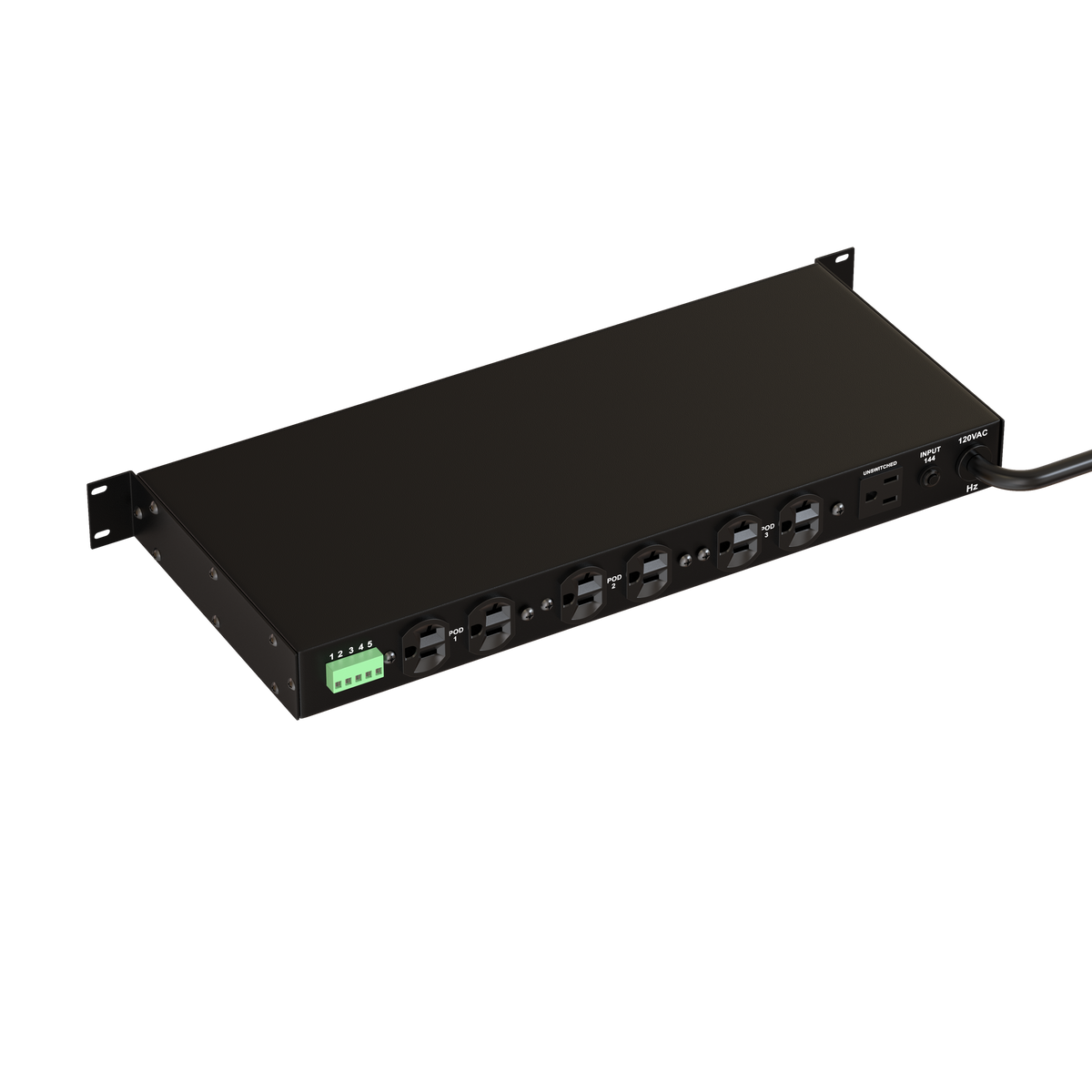 LynTec SQ1500 15A, front panel switch or latching relay, power sequencer