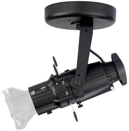 ETC Source Four Mini Gallery LED Ellipsoidal 2700 K, 19-Degree Lens Tube with Edison Plug - Black (Canopy) - PSSL ProSound and Stage Lighting