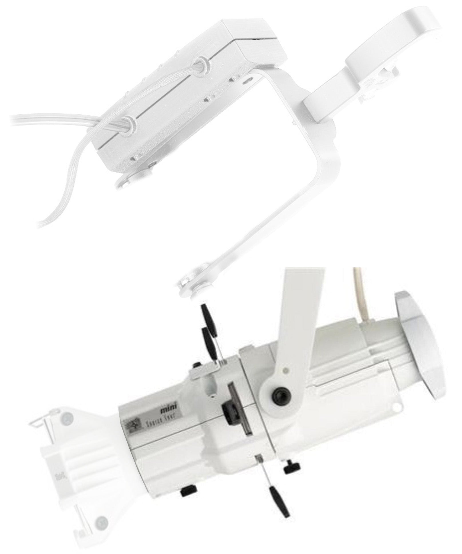 ETC Source Four Mini LED Ellipsoidal 3000 K, 36-Degree Lens Tube with Edison Plug - White (Portable) - PSSL ProSound and Stage Lighting