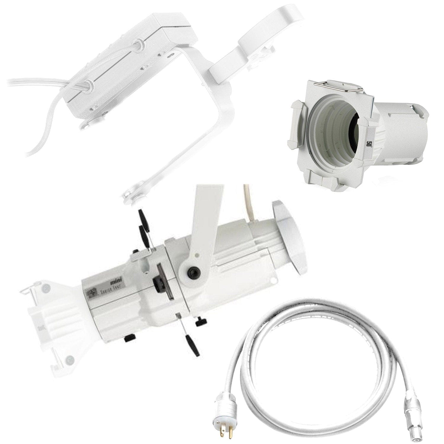 ETC Source Four Mini LED Ellipsoidal 3000 K with 50-Degree Lens Tube ...